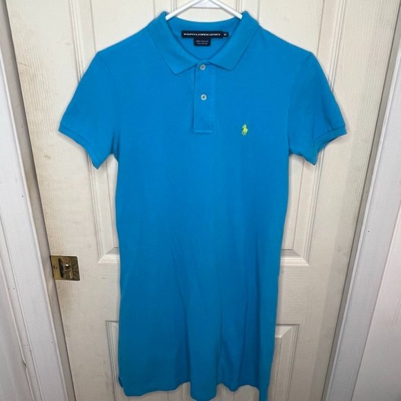 Ralph Lauren Sport Logo Golf/Tennis Dress Blue Size Small - Picture 1 of 10